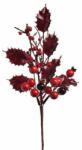  Crenguta bobite macese artificiale+frunze pentru decoratiuni florale (4089)