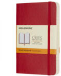 Moleskine QP611F2 puhafedeles vonalas jegyzetfüzet 90x140 mm