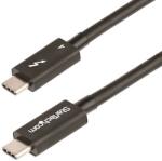 StarTech Cablu de date Startech TBLT4MM50CM, USB-C male - USB-C male, 0.5m, Black (TBLT4MM50CM)