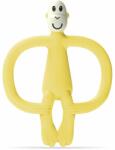 Matchstick Monkey Monkey Teether jucărie pentru dentiție perie 2 in 1 Yellow 1 buc