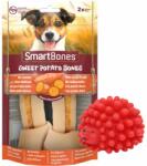 SmartBones Medium Recompense caini de talie medie, cartofi dulci si piept de pui x 2 + minge GRATIS