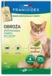 FRANCODEX Zgarda anti-purici si insecte pentru pisici, de peste 2 kg - 4 luni de protectie, 43 cm