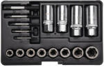 TOYA YT-06033 Roncsolt csavarfej és törtcsavar kiszedő készlet 17 részes (YT-06033)