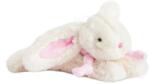Doudou Iepuraș de pluș Lapin Bonbon Doudou et Compagnie roz 20 cm în ambalaj cadou de la 0 luni (DC1239)