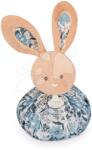 Doudou Iepuraș de pluș de alint Doudou Boule 3v1 Doudou et Compagnie albastru 25 cm de la 0 luni (DC3936)