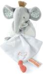 Doudou Elefant de pluș de alint Couleurs Savane Doudou et Compagnie gri 15 cm de la 0 luni (DC4076)