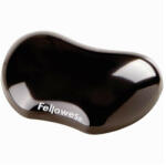 Fellowes Csuklótámasz, mini, géltöltésű, Fellowes® Crystal Gel, fekete