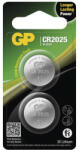 GP Batteries Lítium gombelem CR2025 2db/bliszter