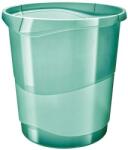 Esselte "Colour Ice" (14 liter) műanyag áttetsző zöld papírkosár (E626290)