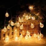  Led светещи топчета жълти, верига 28 броя