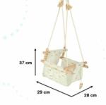 Kik Leagăn pentru copii Material material Săgeți de lemn suspendate (KX4599) Balansoar bebelusi