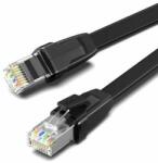UGREEN NW134 Lapos hálózati kábel fém csatlakozókkal, Ethernet RJ45, Cat. 8, U/FTP, 0, 5 m (fekete) (10979) - wincity