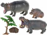 MIKRO Hipopotam Zoolandia cu pui si accesorii (MI51097) Figurina