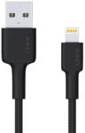 AUKEY CB-AL05 2m Lightning la USB, Nylon Negru (CB-AL05) - 24mag