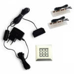 Venezia Rejtett LED világítás faliszekrényhez - 1 modul + 2 fénypont - kék