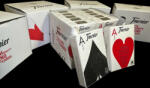 FOURNIER Póker Kártya, Fournier, Plasztik, Jumbo Index, 240 Db (120 Fekete, 120 Piros Pakli)