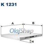 FILTRON Utastérszűrő (K 1231) (K1231)