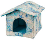 Animal Garden Home Fido Culcus Casuta Burete Marimea 2(45x40x40 cm) Albastru - shop4pet - 172,65 RON