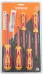 Kendo VDE szigetelt csavarhúzó készlet 5+1r. SL+PH+fázisceruza No. 20483 (20483) - szerszamplusz