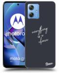Picasee Husă neagră din silicon pentru Motorola Moto G54 5G - Everything is a choice