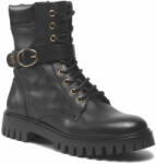 Tommy Hilfiger Bakancs Buckle Lace Up Boot FW0FW06734 Fekete (Buckle Lace Up Boot FW0FW06734)