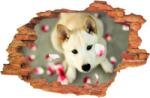iPrint Sticker "Wall Crack" Dog 6 - 120 x 80 cm (AVX-CRACK-131)