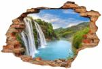 iPrint Sticker "Wall Crack" Waterfall 7 - 120 x 80 cm (AVX-CRACK-538)