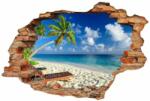 iPrint Sticker "Wall Crack" Beach 4 - 120 x 80 cm (AVX-CRACK-491)
