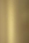 Fedrigoni Hârtie decorativă colorată metalizată Sirio Pearl 125g Gold auriu buc. 10A4