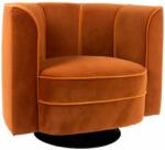 Dutchbone Narancssárga forgatható fotel DUTCHBONE Flower (3100045)