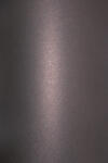  Hârtie decorativă colorată metalizată Aster Metallic 250g Black Cooper negru cu pete de cupru 72x100 R125 1 buc