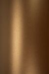 Favini Hârtie decorativă colorată metalizată Majestic 120g Casino Gold cupru 72x102 R250 1 buc