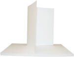  Hârtie simplă decorativă Arena 250g White alb buc. 25A5 cu pliere