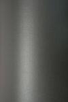 Fedrigoni Hârtie decorativă colorată metalizată Sirio Pearl 290g Merida Gray gri închis 72x102 R100 1 buc
