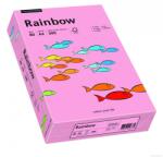  Hârtie decorativă colorată simplă Rainbow 160g R55 roz buc. 250A4