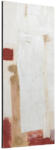 Kave Home Fehér piros absztrakt festmény Kave Home Winona 120 x 50 cm (LF-AB0122)