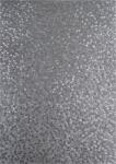  Hârtie decorativă metalizată gri inchis - solzi 18x25 5buc