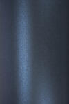  Hârtie decorativă colorată metalizată Majestic 120g Kings Blue albastru marin buc. 10A5