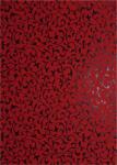  Hârtie decorativă roșu - dantelă neagră 56x76 1 buc
