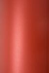 Fedrigoni Hârtie decorativă colorată metalizată Sirio Pearl 300g Red Fever roșu 72x102 R100 1 buc