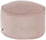Kave Home Wilma rózsaszín kordbársony puff 70 cm (LF-AA6212LN24)