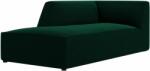 MICADONI Zöld bársony fotel MICADONI Ruby 181 cm, bal (MICCHL44F1RUBY3)