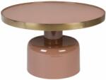 Zuiver Rózsaszín fém dohányzóasztal ZUIVER GLAM 60 cm (2300278)