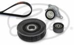 GATES Set curea transmisie cu caneluri GATES Micro-V® K057PK1973 (K057PK1973)