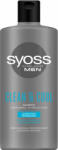 Syoss Sampon Men Clean Cool pentru par normal spre gras 440 ml