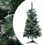 vidaXL Zöld és fehér műkarácsonyfa állvánnyal 90 cm 340540