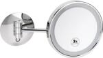 Bemeta Sapho BEMETA KOZM. TÜKRÖK fali kozmetikai tükör LED világítással, 188x250x360mm, átm: 133mm (116201772) (116201772)