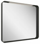 RAVAK Strip fekete fürdőszobai tükör 60x70 cm, világítással X000001570 (X000001570)
