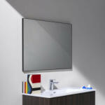 Laufen Frame 25 keretes tükör 80x70 cm, világítás nélkül, matt fekete H4474049004501 (H4474049004501)