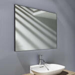 Laufen Frame 25 keretes tükör 90x70 cm, világítás nélkül, matt fekete H4474059004501 (H4474059004501)